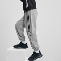 迪士尼（DISNEY）童装儿童男童针织加绒长裤保暖抗静电运动裤子秋冬DB431ME09灰110 中麻灰【加绒】-男