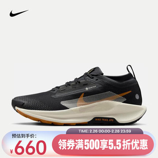 NIKE 耐克 Pegasus Trail 5 GORE-TEX 耐克飞马 男子防水越野跑步鞋  FQ0908-007 42.5