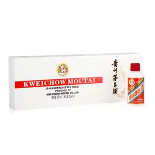 88VIP：茅台 MOUTAI 茅台小白条 53%vol 酱香型白酒 50ml*5瓶 礼盒装