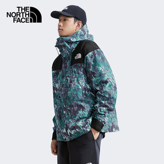 北面（The North Face）经典ICON冲锋衣男Mountain户外防水潮牌可挂内胆25|88XF 87A/迷彩 XL /185