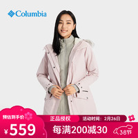 哥伦比亚 户外21秋冬新品女子防水三合一休闲服外套WR0004 618 L