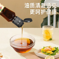 福必居纯黑芝麻油 100%芝麻物理压榨一级调味香油火锅烹饪凉拌蘸料