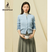 BEANPOLE 滨波 女士全棉甜美圆领针织开衫 BF515AE04