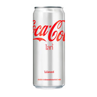 可口可乐 Coca-ColaLight 健怡可乐泰国碳酸汽水 325mL*6罐【效期25-04-02】 【泰国版】健怡可乐325ml*6罐