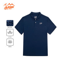 奥索卡 OZARK GEAR户外短袖POLO衫男2024夏季新款潮流时尚简约透气棉T恤上衣359534
