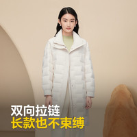 波司登秋冬季白鹅绒服女款商务时尚中长款优雅保暖外套 175/96A