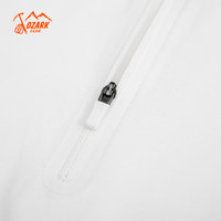 奥索卡 OZARK GEAR户外POLO衫男2024夏季吸湿透气半拉链短袖359538 白-351 L/175