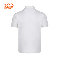 奥索卡 OZARK GEAR户外POLO衫男2024夏季吸湿透气半拉链短袖359538 白-351 3XL/190