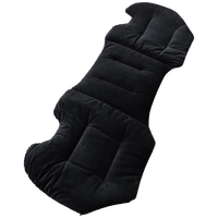 绅创汽车坐垫冬季毛绒冬季加厚通用座椅垫后排汽车座垫 尊贵黑