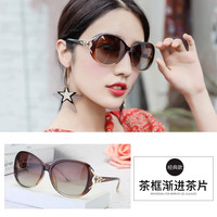 奥鹿·思丹 AoluSidan 墨镜女AA 经典塑料款+渐变茶色