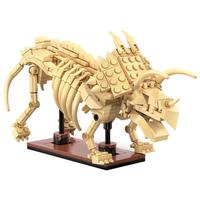 CaDA 咔搭 C59013 三角龙夜光骨架恐龙模型