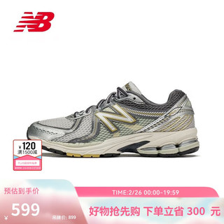 new balance 运动鞋男鞋女鞋复古户外休闲鞋ML860系列ML860KR2 44