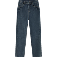 森马（Semir）牛仔裤女森柔牛仔毛边小直筒裤百搭2024冬抓毛九分裤 牛仔黄泥染80325 29