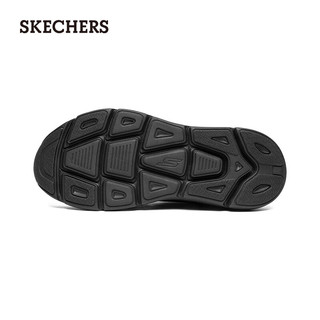 斯凯奇（Skechers）春季星迈缓震运动鞋松糕底休闲跑步鞋54450 黑色/炭灰色/BKCC 44.5