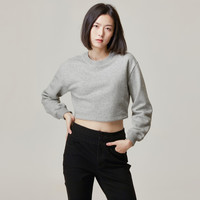 Gap女装秋季美式复古短款宽松运动卫衣潮流时尚休闲上衣729760