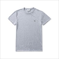 LACOSTE 男士圆领棉质T恤 LAC-TH6709-51