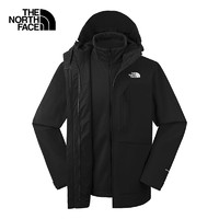 THE NORTH FACE 北面 三合一冲锋衣男夹克外套防风防泼水 89ZS JK3 XXL/185