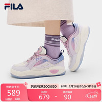 FILA 官方情侣鞋 MIX 2 PO复古板鞋2024秋新舞动鞋巴黎配色