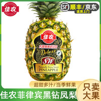 京佳乐 菲律宾 黑钻凤梨 3斤/颗