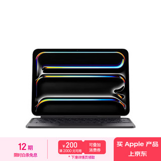 苹果 Apple 妙控键盘 - 适用于 11 英寸 iPad Pro (M4) - 中文 (拼音) - 黑色