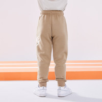 NIKE 耐克小童装男女童加绒保暖长裤春秋儿童针织休闲运动裤子 深卡其 90 /50 【身高86-92cm】 90(2T)