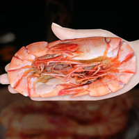 好拾味 特大烤虾干即食大虾干 对虾斑节虾九节虾干虾 低温海产干货零食 【大号】500g【30-40只】