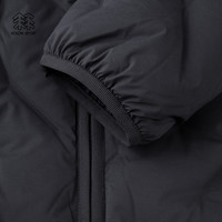 /可隆 KOLON SPORT轻量羽绒服 男子便携防风保暖露营连帽鹅绒夹克 LHDJ4WTK31-CC 炭黑 XL 180/100A