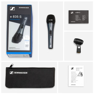 森海塞尔（Sennheiser）E825S/E835S 专业有线动圈麦克风 家用KTV舞台广场舞演出演讲话筒 E-835S