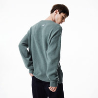 杰克·琼斯(JACK&JONES)秋冬男士简约时尚圆领长袖纯色针织衫毛衣打底衫上衣衣服男装 深灰绿E56 185/104A/XL