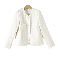  ONEBUYE/晚白 时尚简约 女士外套