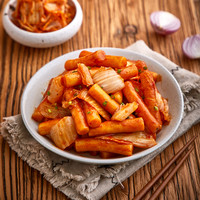 清净园甜辣炒年糕190g韩式年糕条芝士泡菜年糕杯炒年糕条即食速食