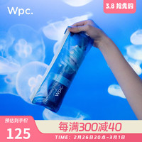 Wpc. 雨伞新江之岛水族馆联名日本透明可爱加固结实抗风雨具 三折伞-晚安水母PT-EN001-002 NV