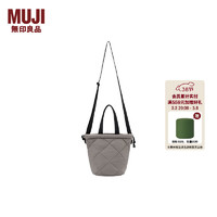 MUJI 無印良品 OBP再生绗缝 女士斜挎包 EF14CC4A