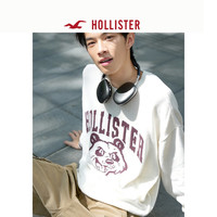HOLLISTER24秋冬款氛围感慵懒圆领套头针织衫毛衣男装KI320-4056 白色 XS (170/84A)