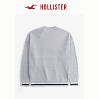 HOLLISTER24秋冬款氛围感慵懒圆领套头针织衫毛衣男装KI320-4056 浅灰色 2XL (185/124A)