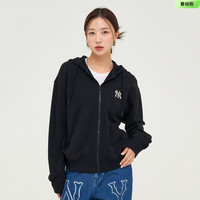 美职棒（MLB） 男女卫衣百搭小刺绣复古连帽外套妇女节3ATRB0144 纽约洋基队/黑色 XL 180/100A