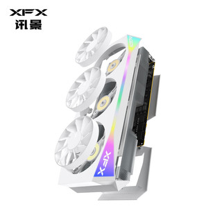 讯景（XFX）AMD RADEON RX 9070 XT OC 凤凰涅槃 16GB 白色 全新电竞游戏设计智能学习台式电脑独立显卡