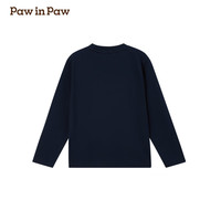 PawinPaw【索罗娜】卡通小熊童装25年春季男女童圆领长袖T恤 Navy藏青色/59 130 cm