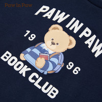 PawinPaw【索罗娜】卡通小熊童装25年春季男女童圆领长袖T恤 Navy藏青色/59 160 cm