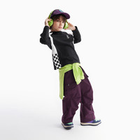 马骑顿（MQD）MQD童装男童工装裤24秋休闲阔腿直筒户外儿童伞兵裤 深紫 150