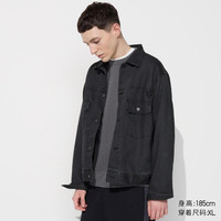 优衣库 UNIQLO 男装女装牛仔茄克/水洗产品夹克外套休闲470047