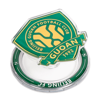 中赫国安 北京国安手机气囊支架球迷周边用品手机支架队徽款京狮款手机支架