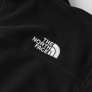 北面（The North Face）抓绒衣男户外运动立领保暖舒适外套【可做内胆】25|8AYK 4H0/黑色 3XL /190