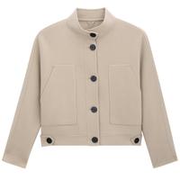 MindBridge 秋冬季女士呢子大衣羊毛短款高级感毛呢外套