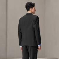 海澜之家 HLA西服套装男24春秋轻商务西装套装男 黑色11（西服+西裤） L 175/92A 48A126~140