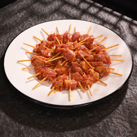 滩羊鲜生【烧烤季】宁夏滩羊肉 生鲜原切战斧羊排法式羊排蝴蝶排烧烤食材 腌制牙签肉210g*5盒