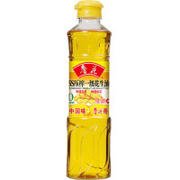 鲁花 食用油 5S 压榨一级花生油 3.68L 健康营养 5S花生油500ml