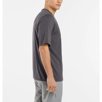  ARC'TERYX/始祖鸟 速干 男士运动T恤  X06348 Black Heather/黑灰色 S(55-68kg)
