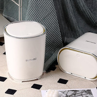 思故轩 垃圾桶家用卫生间厕所厨房客厅带盖卧室大容量商用按压式轻奢纸篓 夹缝垃圾桶8L