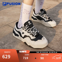 FILA FUSION 斐乐潮牌女鞋KICK专业滑板鞋冬季波浪底板鞋